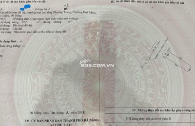 ĐẤT MẶT TIỀN HOÀ MINH 27 – SONG SONG NGUYỄN SINH SẮC – GẦN BIỂN